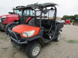 4648 RTVX1120D KUBOTA 4WD UTV 1745HRS SALVAGE ROW, RUNS WILL NOT MOVE 1745 S/N:A5KF1GDBLEG013537