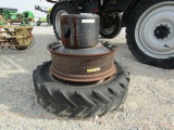 4841 CASE IH FRONT DUALS RIMS & 1 TIRE W/SPARE