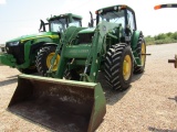 4903 7330 JOHN DEERE PREMIUM C/A MFD W/740 JD LOADER 480/80R42 2008 MODEL