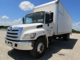 9838 2012 268 HINO BOX TRUCK W/TITLE W/HYD BEDLIFT S/N:5PVNE8JT7D4S54849