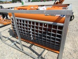 9968 LANDHONOR SKID STEER DOUBLE DISCHARGE CONCRETE MIXER W/CONTROL