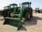 1032 6130M JOHN DEERE C/A MFD 24 SPEED PQ W/620R JOHN DEERE LOADER W/3RD FUNCTION 460/85R38 4811HRS