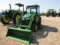1058 3046R JOHN DEERE C/A MFD W/320R JOHN DEERE LOADER W/72D AUTO CONNECT BELLY MOWER 15X19.5 275...