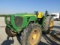 1087 5095M JOHN DEERE 2 POST MFD W/563 JOHN DEERE LOADER SALVAGE BAD ENGINE 18.4R30 S/N:LV5095M25...