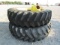 1113 18.4R42 10 BOLT DUALS W/HUBS