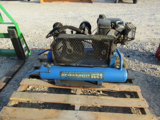 1090 POWER-QUIP GAS AIR COMPRESSOR W/4.5HP ENGINE