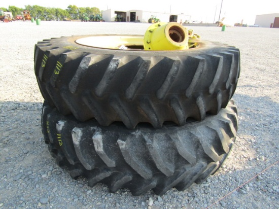 1113 18.4R42 10 BOLT DUALS W/HUBS