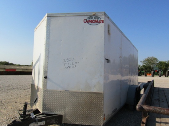 2526 2020 CARGO MATE 18' TRAILER W/TITLE