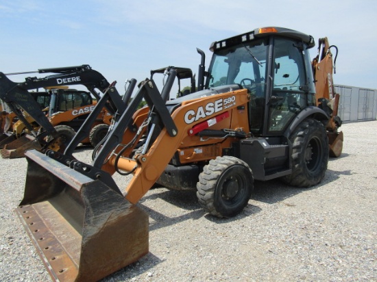 4895 580 SUPER N CASE C/A 4WD BACKHOE 19.5X24 1129HRS 2021 MODEL