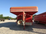 1062 DONAHUE 7'X24' G/N LIVE STOCK TRAILER NO TITLE