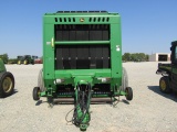 1092 560M JOHN DEERE ROUND BALER W/1000 PTO & MONITOR 22,042 BALES