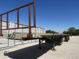 2035 1994 TRANSCRAFT 48' FLAT SEMI TRAILER W/TITLE S/N:1TTF48200R1042514