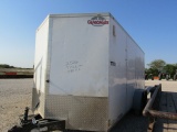 2526 2020 CARGO MATE 18' TRAILER W/TITLE