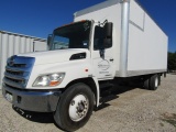 9838 2012 268 HINO BOX TRUCK W/TITLE W/HYD BEDLIFT S/N:5PVNE8JT7D4S54849