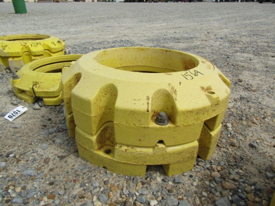 1569 1 SET 450 JD WHEEL WEIGHTS