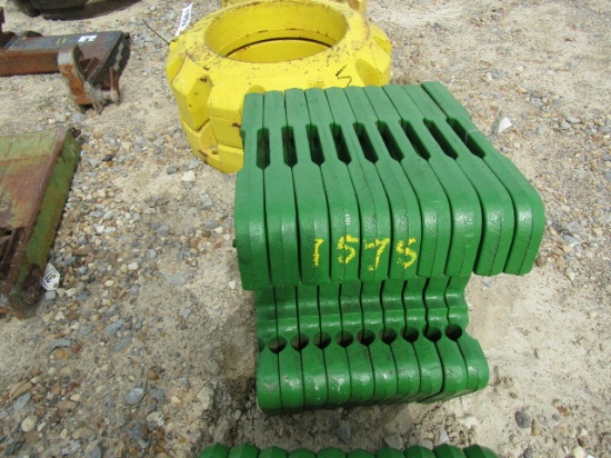 1575 10 FRONT JOHN DEERE WEIGHTS