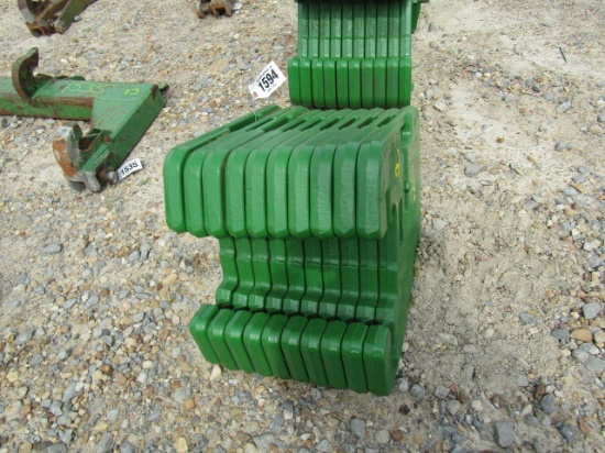 1594 10 FRONT JOHN DEERE WEIGHTS