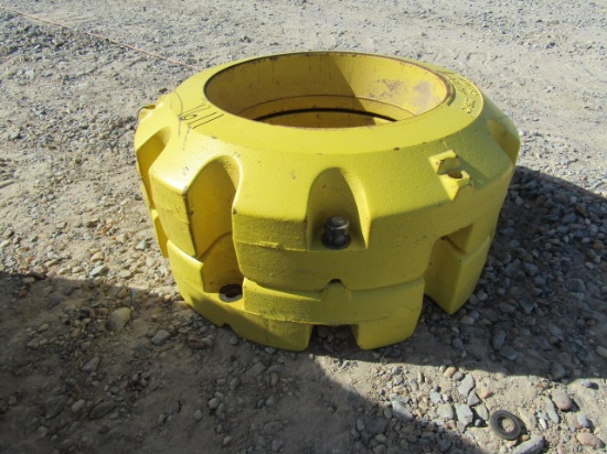 1611 1 SET OF 450 JOHN DEERE WHEEL WEIGHTS