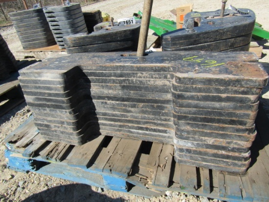1649 13 CATERPILLAR WEIGHTS