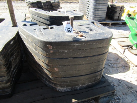 1650 8 FRONT CATERPILLAR WEIGHTS