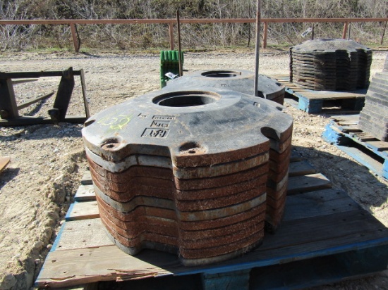 1652 11 CATERPILLAR WHEEL WEIGHTS