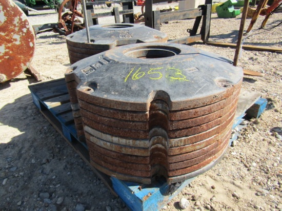 1653 10 CATERPILLAR WHEEL WEIGHTS