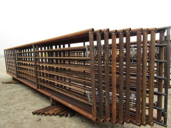 3162 10 CATTLE PANELS W/12' GATE