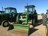 1547 6403 JOHN DEERE C/A 2WD W/542 JOHN DEERE LOADER 18.4X34 2006 MODEL 1222 HOURS