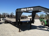 3235 25' BIG TEX G/N TRAILER W/TITLE 2016 MODEL