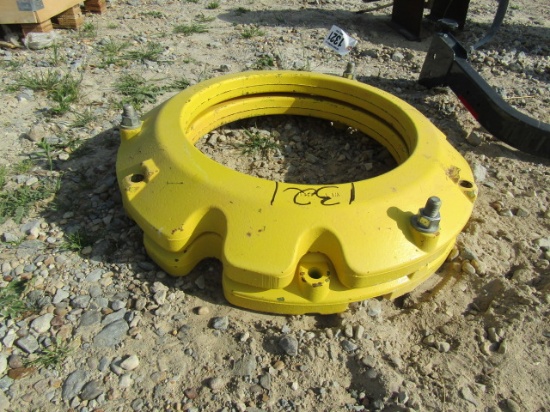 1321 1 SET OF 165 JOHN DEERE WHEEL WEIGHTS