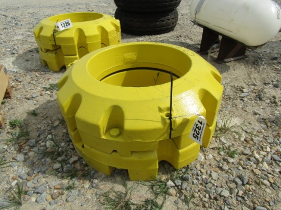 1325 1 SET 450 JOHN DEERE WEIGHT WEIGHTS