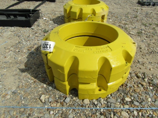1327 1 SET 450 JOHN DEERE WEIGHT WEIGHTS