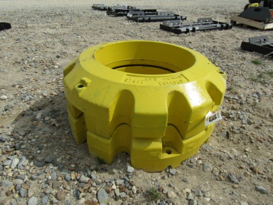 1328 1 SET 450 JOHN DEERE WEIGHT WEIGHTS