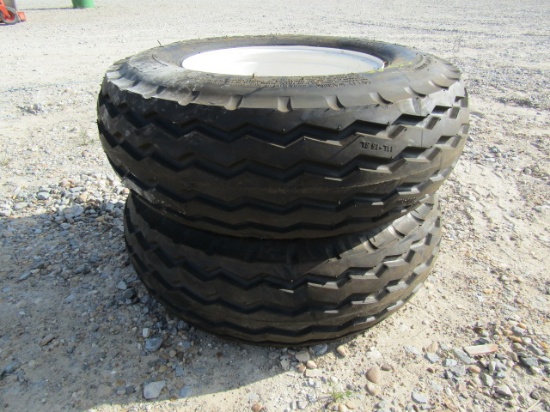 6285 2-11LX16SL 6 HOLE TIRES & RIMS