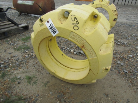 1590 450 JOHN DEERE WHEEL WEIGHTS (OFF 9330 JD)