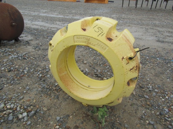 1591 450 JOHN DEERE WHEEL WEIGHTS (OFF 9330 JD)