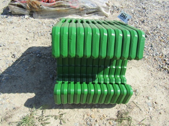 1643 12  FRONT JOHN DEERE WEIGTHS