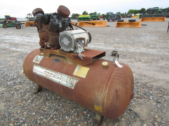 7172 150 GALLON AIR COMPRESSOR W/ELECTRIC MOTOR