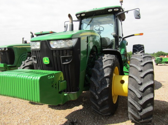 1393 8310R JOHN DEERE C/A MFD PS W/ILS 480/80R50 7456HRS 2012 MODEL 7456 S/N:1RW8310RACP065405
