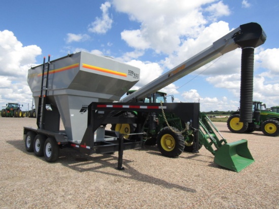1586 330/411 CRUST BUSTER SPEED KING G/N SEED TENDER 330 BUSHEL 411 CUBIC FT W/ 270 HONDA GX GAS ENG