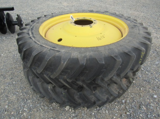 1615 380/90R46 JOHN DEERE 10 BOLT DUALS W/86MM HUBS