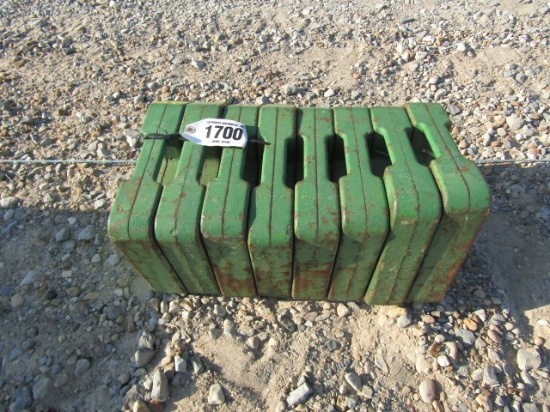 1700 8 JOHN DEERE FRONT WEIGHTS