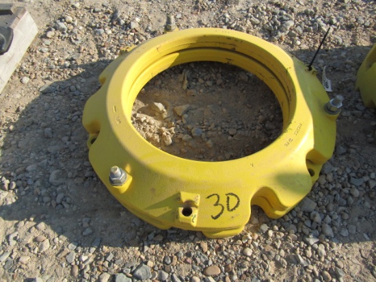 1716 1 SET OF 165 JOHN DEERE WHEEL WEIGHTS
