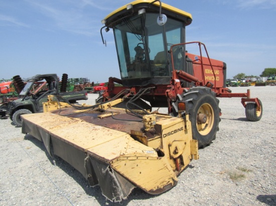 1753 HW340 NEW HOLLAND SELF PROPELLED SWATHER W/16' DISC BINE HEAD S/N:HW340624029