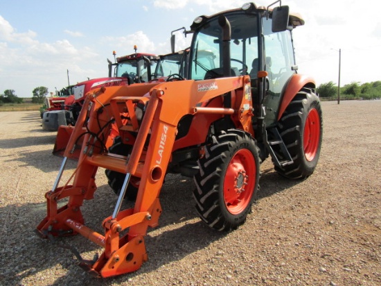 1777 M7060 Kubota C/A Mfd W/La1154 Kubota Loader 16.9x30 1214hrs
