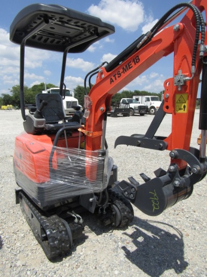7922 Ats-Me18 Mini Excavator S/N:A2602081115