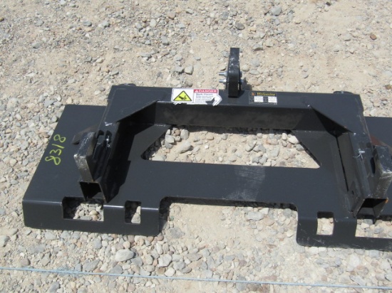 8318 Wolverine Quick Hitch For Skid Steer