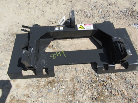 8449 Wolverine Quick Hitch For Skid Steer