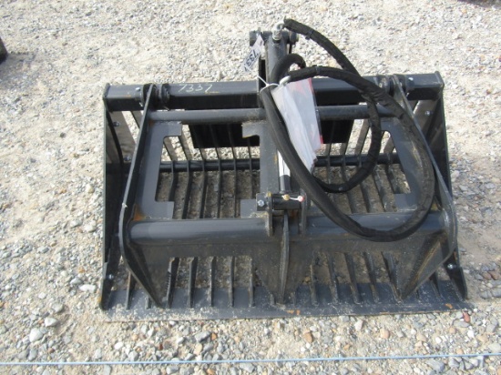 7337 Landhonor Mini Skid Steer Brush Grapple Bucket