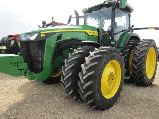 1225 8R280 JOHN DEERE '2023 C/A MFD PS 480/80R50/DUALS 944 HOURS W/JD POWERTRAIN WARRANTY UNTIL 9-08